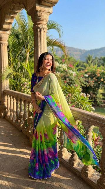 Svara digital print wholesalers sarees market